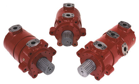 Motor hidráulico de engranaje - 125 series  - RINEER - de cilindrada fija / de alta presión