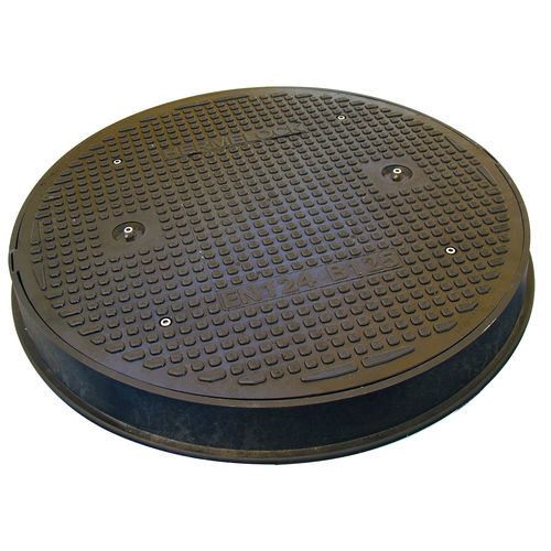 Tapa de registro material compuesto reforzado con fibra de vidrio - HE700RB - Hermelock 
