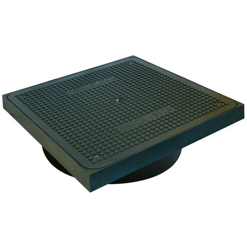 Tapa de registro material compuesto reforzado con fibra de vidrio - HE700SBR - Hermelock  - redonda