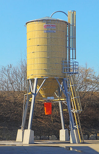 Silo de fondo cónico - HOLTEN GmbH & Co. KG  - de madera