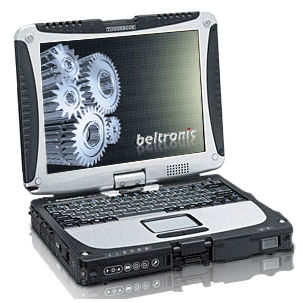Ordenador portátil Windows 7 - Toughbook CF19 - BELTRONIC - IP65 / robusto / de LCD