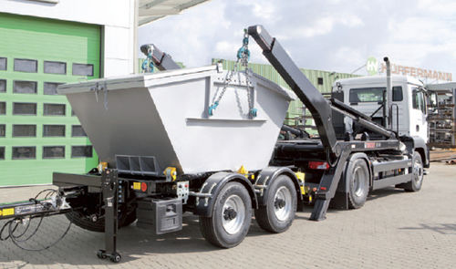 Remolque para contenedores - Mini  - Hüffermann Transportsysteme GmbH  - para equipamiento industrial / en tándem / de acoplamiento