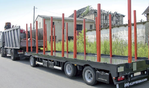 Remolque para vehículos - Hüffermann Transportsysteme GmbH  - de 3 ejes / de acoplamiento