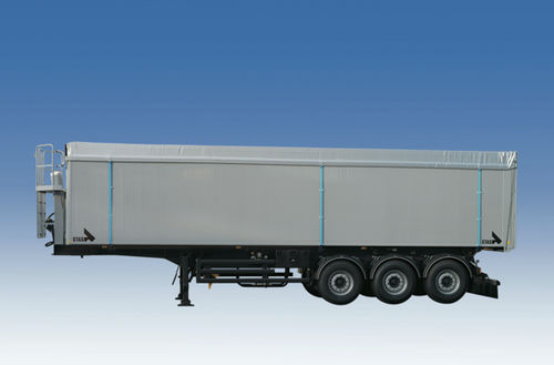 Remolque para productos alimentarios - Hüffermann Transportsysteme GmbH  - de 3 ejes / de acoplamiento / agrícola