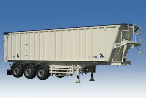 Remolque volquete - STAS bv - Hüffermann Transportsysteme GmbH  - para obras / de 3 ejes / de acoplamiento