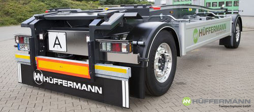 Remolque para vehículos - HSA  - Hüffermann Transportsysteme GmbH  - de 2 ejes / de acoplamiento