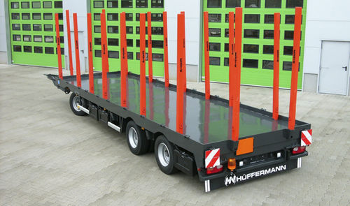 Remolque para vehículos - Multi-carrier type HPA 2893 - Hüffermann Transportsysteme GmbH  - de 3 ejes / de acoplamiento