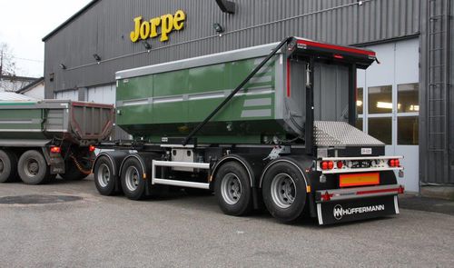 Remolque plataforma - Hüffermann Transportsysteme GmbH  - volquete / para contenedores / para equipamiento industrial