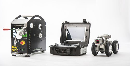 Robot de inspección para canalizaciones - Camboss 150_IV - I.B.O.S. EU a.s.  - con ruedas