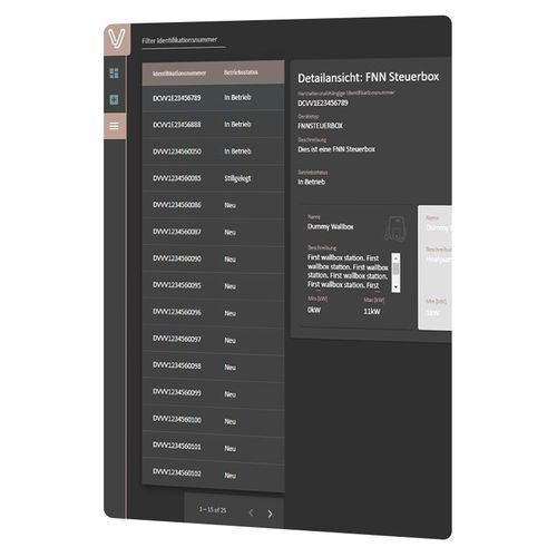 Software de gestión - IDSpecto.CLS-Operator - VIVAVIS - de gestión de energía / de interfaz / de mando