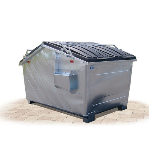 Contenedor de residuos de acero - FUB series  - IVB Umwelttechnik GmbH  - de plástico / de residuos industriales / con tapa
