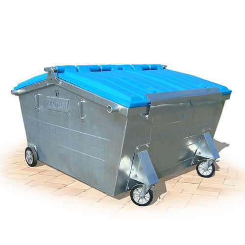 Contenedor de residuos de carga trasera - UB series - IVB Umwelttechnik GmbH  - de acero / de plástico / para reciclaje