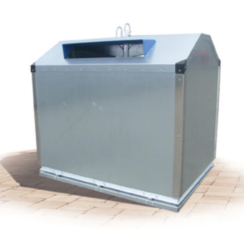 Contenedor de residuos de acero - DC Series - IVB Umwelttechnik GmbH  - para reciclaje / con tapa