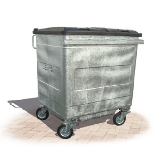 Contenedor de residuos de acero - MGB series - IVB Umwelttechnik GmbH  - de plástico / para reciclaje / con tapa