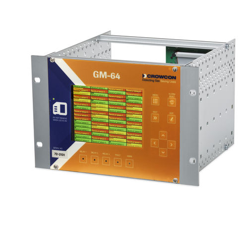 Central de detección de gas multicanales - GM series - Crowcon Detection Instruments - visualizador LCD / direccionable
