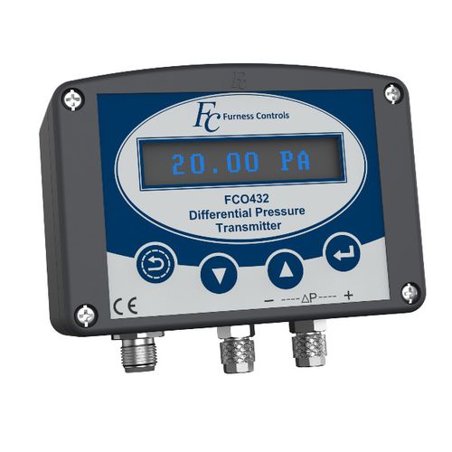 Transmisor de presión diferencial - FCO432 - Furness Controls - capacitivo / 4-20 mA / salida de corriente