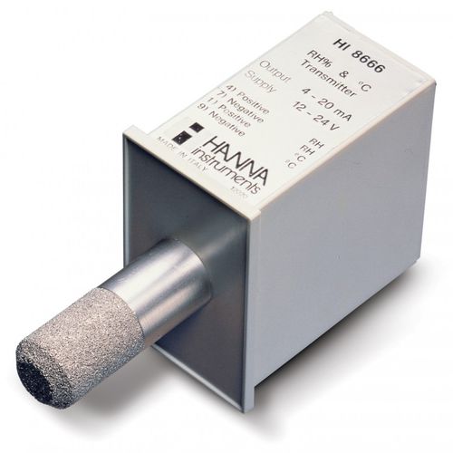 Transmisor de humedad relativa - HI8666 - Hanna Instruments - de pared / con medida de temperatura
