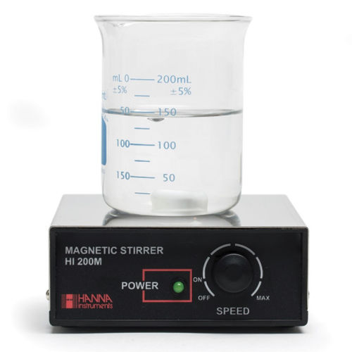 Agitador de laboratorio magnético - HI200M - Hanna Instruments - digital / para vasos de precipitados / compacto
