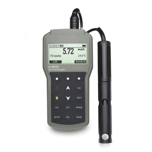 Aparato de medición de oxígeno disuelto - HI98193 - Hanna Instruments - temperatura / de salinidad / portátil