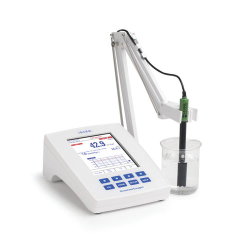 Aparato de medición de oxígeno disuelto - HI5421 - Hanna Instruments - con termistores / digital / de laboratorio