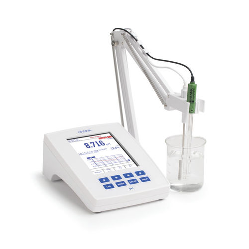 PHmetro de sobremesa - HI5221-01 - Hanna Instruments - de proceso / digital / con compensación automática de temperatura