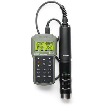Transmisor multiparámetros de conductividad - HI98494 - Hanna Instruments - de pH / oxígeno / DO