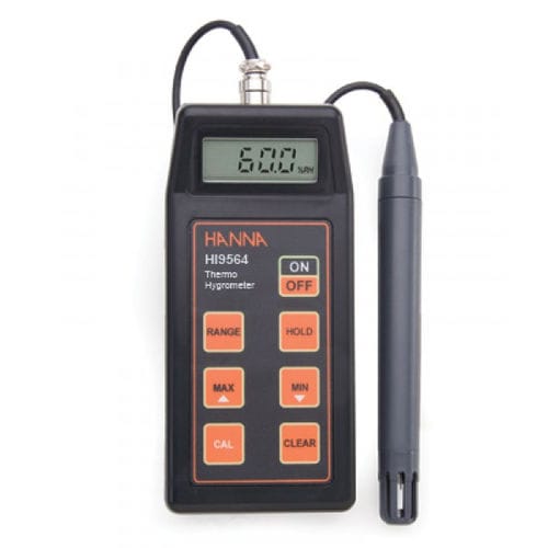 Termo-higrómetro digital - HI9564 - Hanna Instruments - portátil / humedad relativa / temperatura