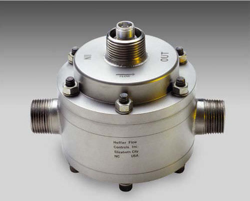 Caudalímetro de piñones ovalados - HOG series - Hoffer Flow Controls - volumétrico / para aceite / en línea
