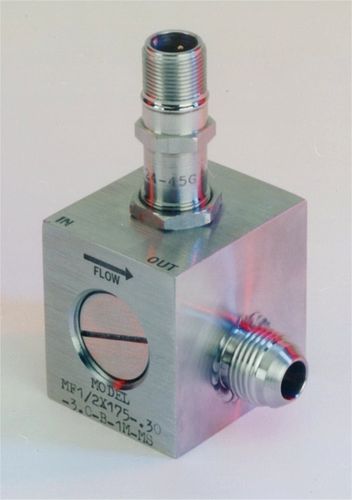 Caudalímetro de microturbina - Hoffer Flow Controls - volumétrico / para líquido / en línea
