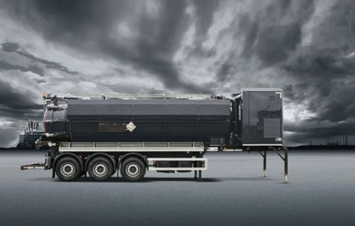 Remolque cisterna - ECOVAC  - KOKS Group b.v.  - para depósito / de 3 ejes / de acoplamiento