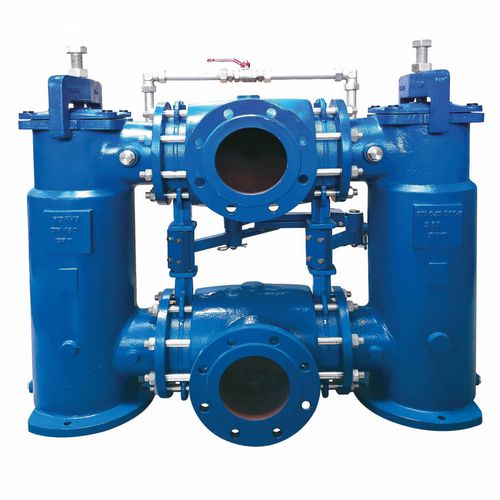 Filtro de agua - KDF-VB - Krone Filter Solutions GmbH  - de cesta doble / a presión / de aspiración