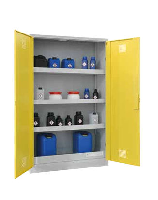Armario de almacenamiento - CHS 1200  - LaCont Umwelttechnik GmbH  - de suelo / de puertas batientes / para productos peligrosos