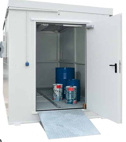 Contenedor de protección - WSC 4-CO/F90 - LaCont Umwelttechnik GmbH  - de acero