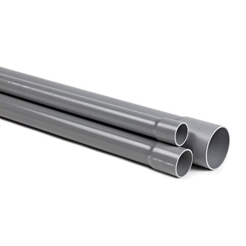 Tubería rígida para agua - NFE NFME - LARETER SpA  - de PVC / antipropagación de fuego