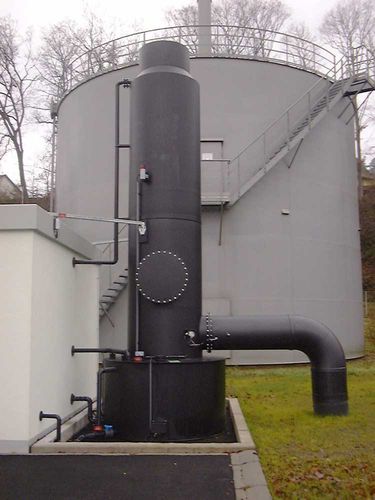 Lavador de gases por vía húmeda - LIKUSTA Umwelttechnik - de cloro / compacto