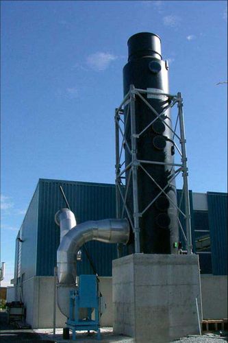 Lavador de gases por vía húmeda - LIKUSTA Umwelttechnik - biológico / para dióxido de carbono / compacto