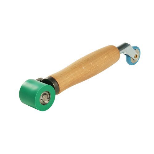 Rodillo de presión de silicona - 138.537 - LEISTER Technologies AG - con mango de madera