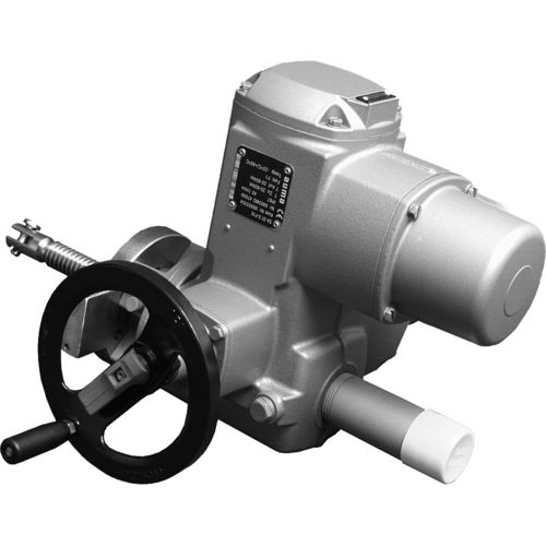 Actuador para válvula eléctrico - E - Lohse GmbH, Maschinenbau  - con volante de maniobra