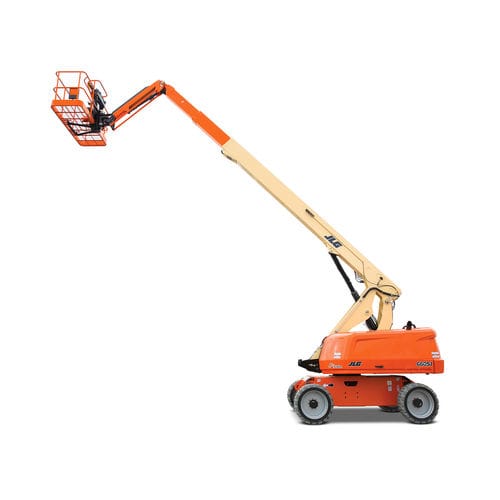 Cesta telescópica con ruedas - 660SJ - JLG Industries Inc. - diésel / alimentada por batería / para terreno difícil