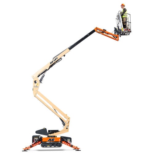 Plataforma araña con orugas - X13JP - JLG Industries Inc. - con motor de gasolina / compacta