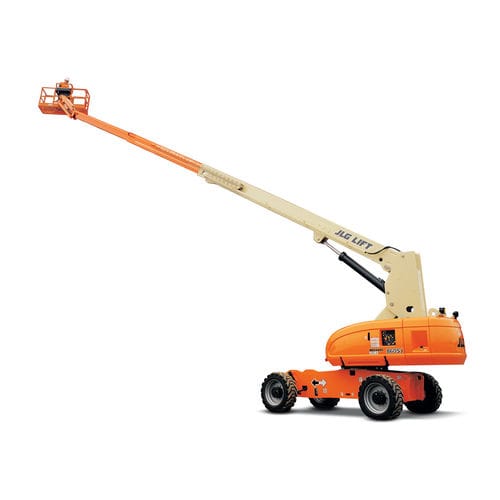Cesta telescópica con ruedas - 860SJ - JLG Industries Inc. - alimentada por batería / diésel / todoterreno