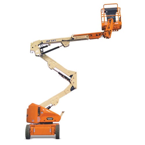 Cesta articulada con ruedas - E400AJPN  - JLG Industries Inc. - eléctrica / para almacén