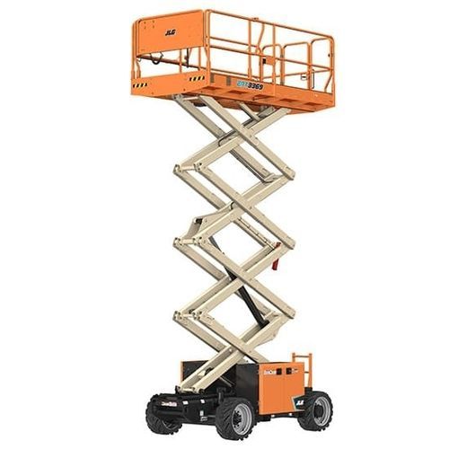 Plataforma elevadora de tijera con ruedas - ERT3369 - JLG Industries Inc. - eléctrica / para terreno difícil