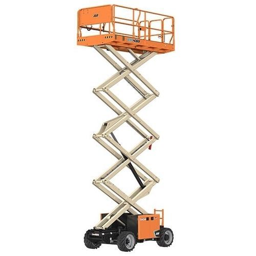 Plataforma elevadora de tijera con ruedas - ERT4069 - JLG Industries Inc. - eléctrica / para terreno difícil