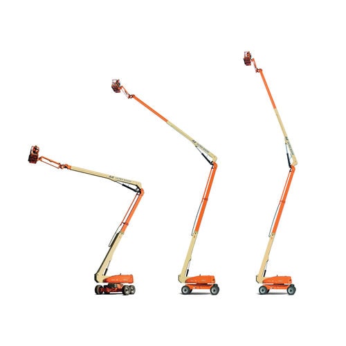 Cesta articulada con ruedas - 1250AJP - JLG Industries Inc. - diésel / para obra / para uso exterior