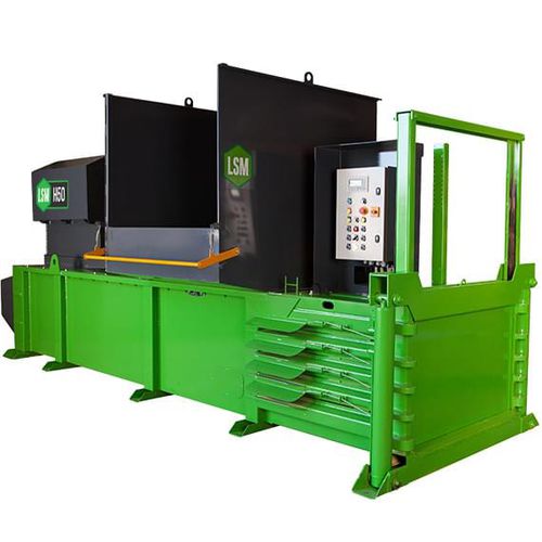 Prensa de balas para cartón - H50 - LSM Recycling Equipment - para papel / para plástico / para residuos