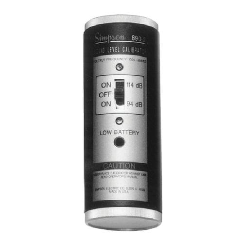 Calibrador de nivel del sonido - 890-2 series - Simpson - para dosímetro / para sonómetro