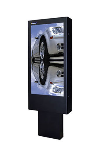 Tótem de aluminio - PDS-32-TO-P - Armagard Ltd - publicitario / para visualización LCD