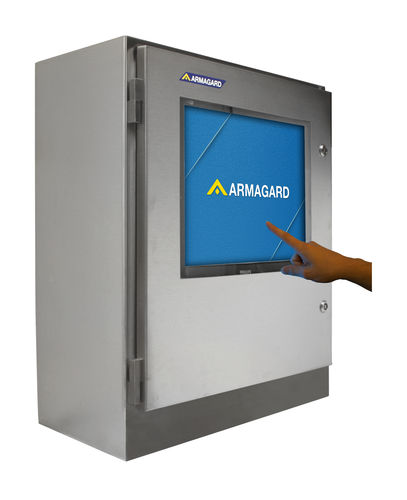 Caja para ordenador de sobremesa - SENC-750 - Armagard Ltd - rectangular / de acero inoxidable / para PC