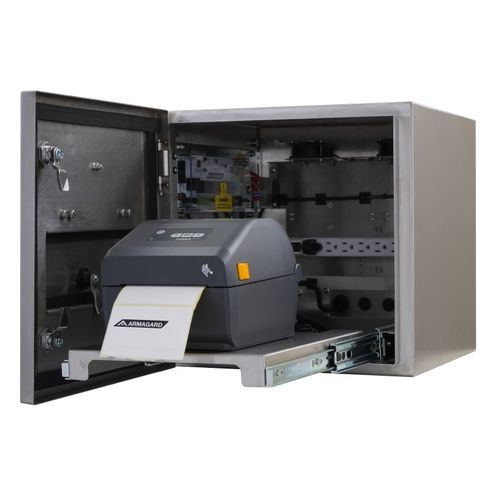 Caja para impresora - SPRI-100C - Armagard Ltd - de mesa / cuadrada / de acero inoxidable